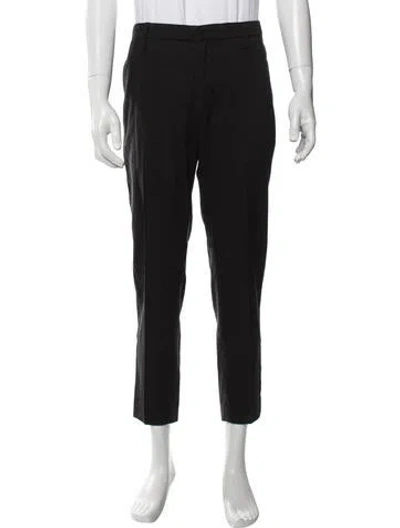 Pre-owned Dondup Virgin Wool Pants In Black