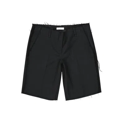 DONDUP VIRGIN WOOL SHORTS