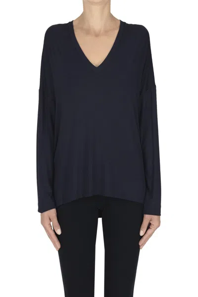 Dondup Viscose T-shirt In Blue