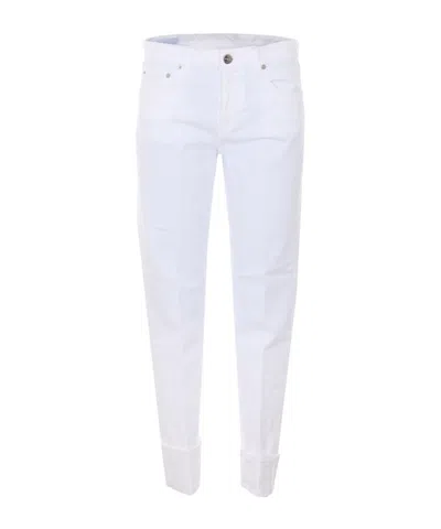 Dondup Waistband Loops For Jeans In White