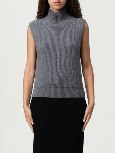 Dondup Waistcoat  Woman Color Grey In Gray
