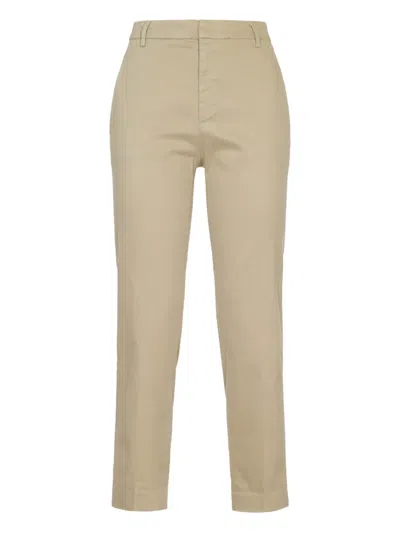 Dondup Welt-pocket Trousers In Neutral