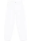 Dondup Loose White Denim Jeans