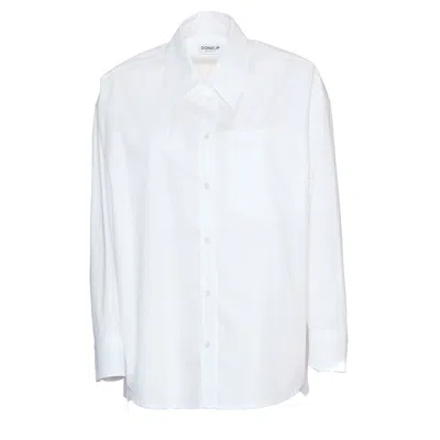 DONDUP DONDUP WHITE BUTTON-DOWN WHITE SHIRT