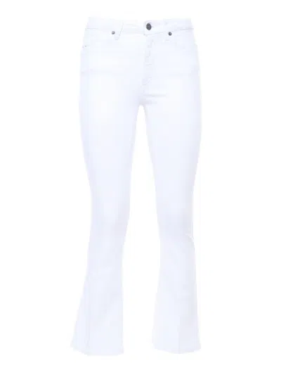 Dondup White Flared Jeans