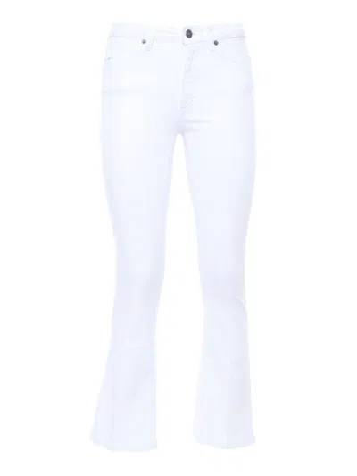 DONDUP WHITE FLARED JEANS