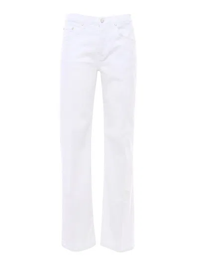 DONDUP WHITE FLARED JEANS