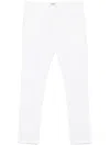 Dondup Trousers With Belt Loops And Pockets In White