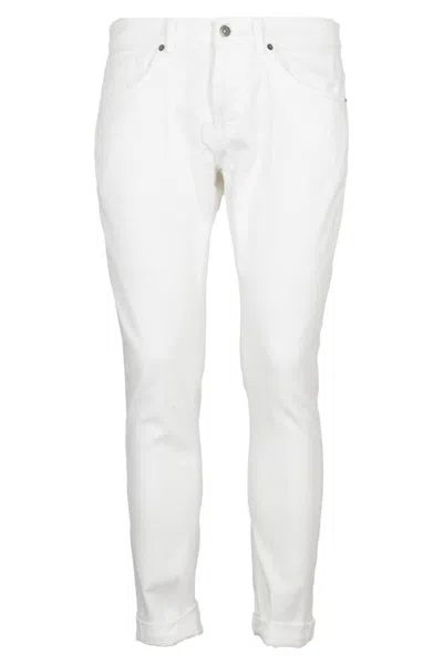 Dondup White George 5 Slim-fit Five-pocket Pants