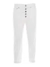Dondup Koons Gioiello Jeans In Bianco