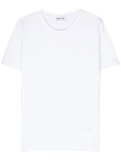 Dondup Kids' White Logo T-shirt