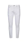 Dondup Carrot Leg Jeans In Durable Cotton Drill
