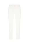 Dondup Cotton Stretch Chino Pants With Foldable Hemline In Bianco