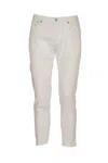 Dondup Carrot Leg Jeans In Durable Cotton Drill