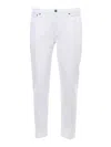 Dondup Carrot Leg Jeans In Durable Cotton Drill In White