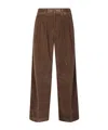 Dondup Eloise Pleated Trousers In Brown