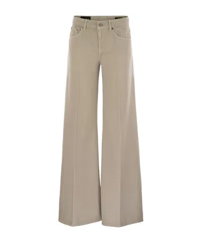 DONDUP WIDE-LEG CASUAL TROUSERS