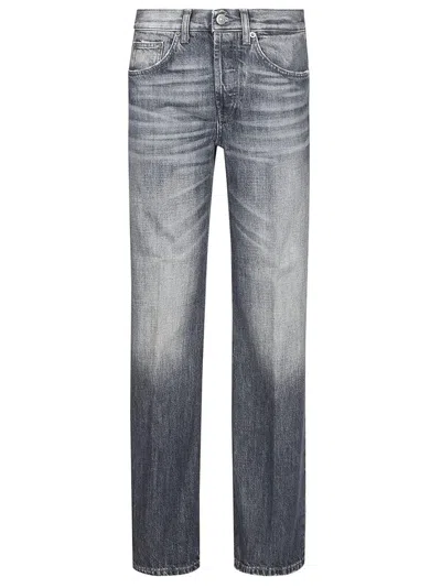 Dondup Wide Leg Denim Jeans With Palazzo Design