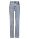 Dondup Wide Leg High Waist Denim Jeans