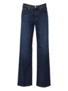 Dondup Embossed Logo Wrangler Jeans In Blue