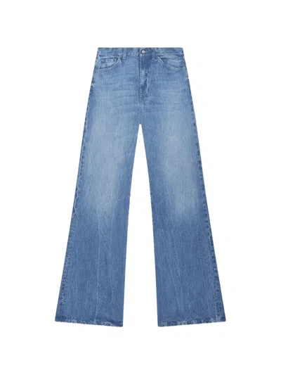 Dondup Trousers With Pockets In Blue