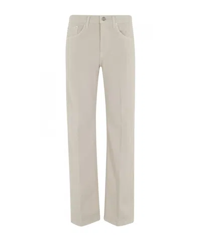 Dondup Wide-leg Jeans In Nude