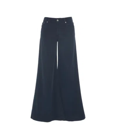 DONDUP WIDE-LEG JEANS WITH CLASSIC FIVE-POCKET DESIGN AND HIDDEN ZIP CLOSURE