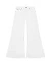 Dondup Wide Leg Jeans With Classic Five-pocket In White