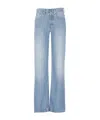 Dondup Straight Fit Denim Trousers In Blue