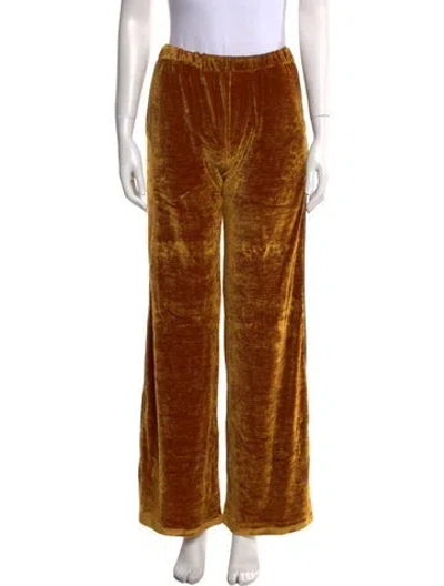 Pre-owned Dondup Wide Leg Pants In Brown