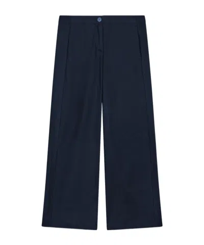 Dondup Wide-leg Trousers In Blue