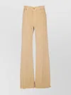 Dondup Wide Leg Velvet Trousers With Rivet Accents