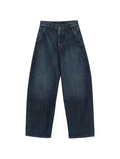 Dondup Wide-leg Jeans In Blue