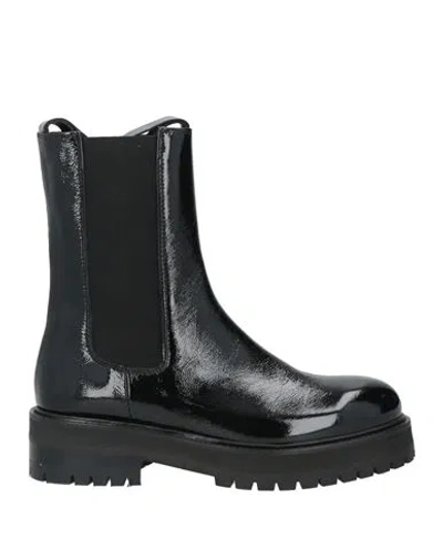 Dondup Woman Ankle Boots Black Size 8.5 Soft Leather