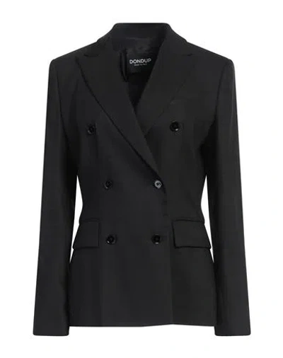 Dondup Double Breasted Jacket In Azul