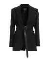 Dondup Woman Blazer Black Size 2 Viscose, Polyester