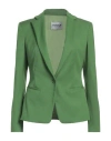 Dondup Woman Blazer Green Size 4 Virgin Wool, Elastane