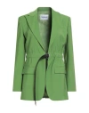Dondup Woman Blazer Green Size 6 Viscose, Polyester
