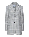 Dondup Suit Jackets In Grey