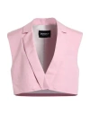 Dondup Woman Blazer Pink Size 6 Viscose In Pink