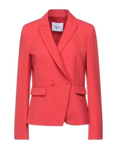 Dondup Suit Jackets In Red