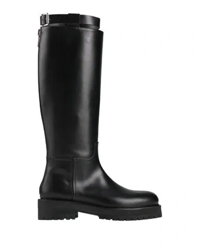 Dondup Woman Boot Black Size 8 Leather