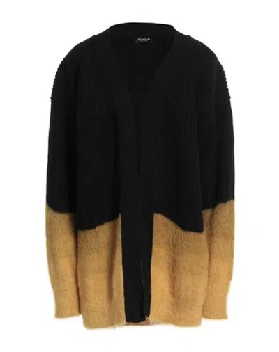 Dondup Woman Cardigan Black Size 10 Wool, Mohair Wool, Polyamide