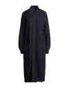 Dondup Woman Cardigan Black Size 4 Wool, Mohair Wool, Polyamide In Blue