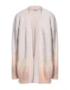 Dondup Woman Cardigan Off White Size 6 Wool, Mohair Wool, Polyamide In Pink