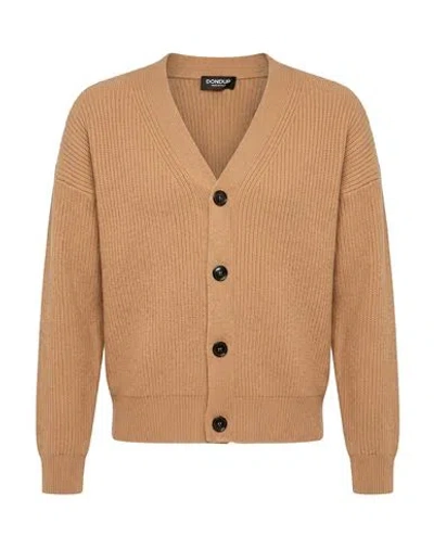 Dondup Woman Cardigan Sand Size 4 Wool, Cashmere In Beige