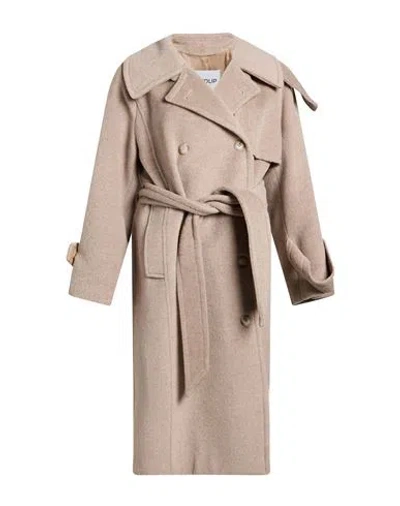 Dondup Woman Coat Grey Size 6 Wool, Alpaca Wool, Mohair Wool, Polyamide