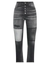 Dondup Woman Denim Pants Black Size 27 Cotton, Elastane In Black