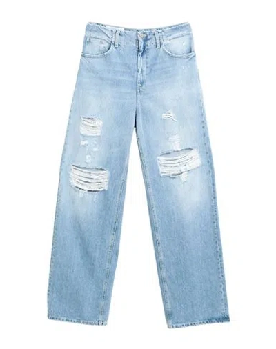 Dondup Woman Denim Pants Blue Size 28 Cotton