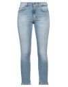 Dondup Woman Jeans Blue Size 31 Organic Cotton, Recycled Elastane In Blue